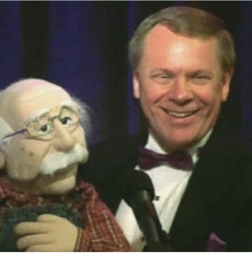 Randall Munson and his ventriloquist character